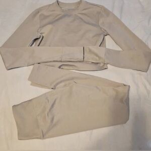 Kids Cream Pajama Set